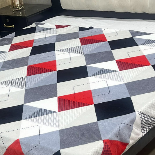 Double Bed AC Blanket Soft Fleece Comfort | Design 5
