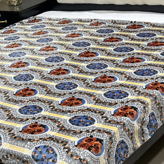 Double Bed AC Blanket Soft Fleece Comfort | Design 6