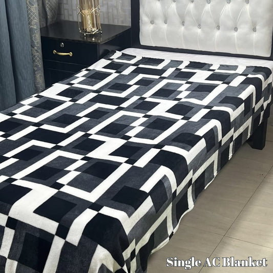 Single Bed AC Blanket Soft Fleece Comfort | Design 6