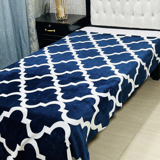 Single Bed AC Blanket Soft Fleece Comfort | Design 7