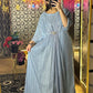 Rooh-e-Sham Kaftan Stitch – Ice Blue
