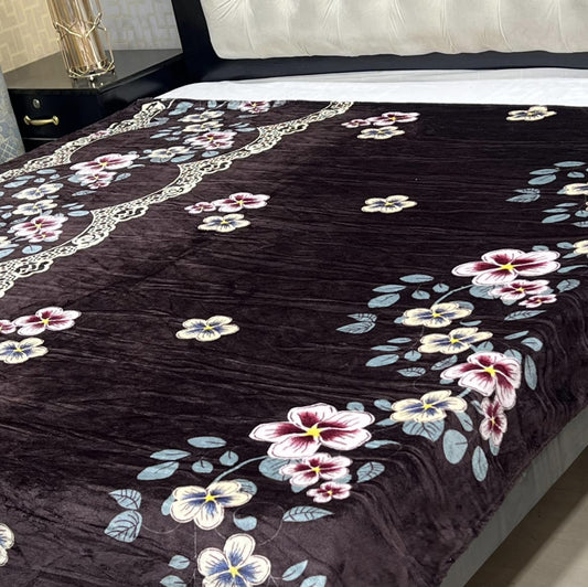 Double Bed AC Blanket Soft Fleece Comfort | Design 9