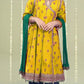 Maria B Kids 3PC Embroidered Linen Dress With Net Dupatta