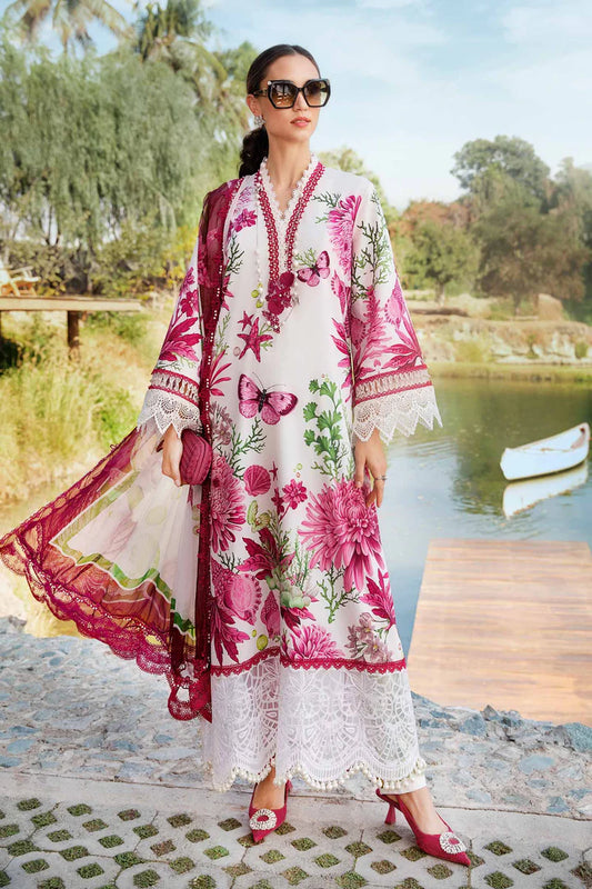 Maria B 3 Piece Unstitched Printed Lawn Suit