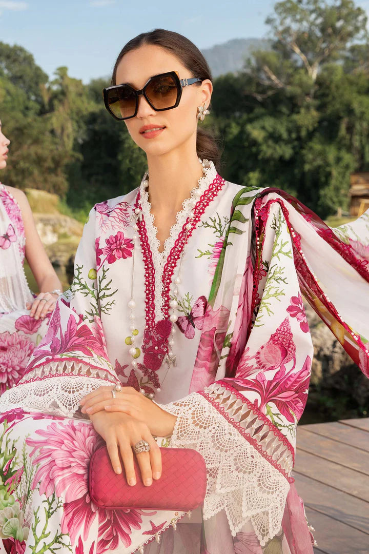 Maria B 3 Piece Unstitched Printed Lawn Suit