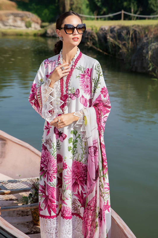 Maria B 3 Piece Unstitched Printed Lawn Suit