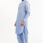 GulAhmed Unstitched Sky Blue Washing Wear Kurta Shalwar