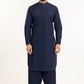 GulAhmed Unstitched Navy Blue Washing Wear Kurta Shalwar