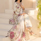Borer Embroidered Printed Linen Suit with Silk Dupatta