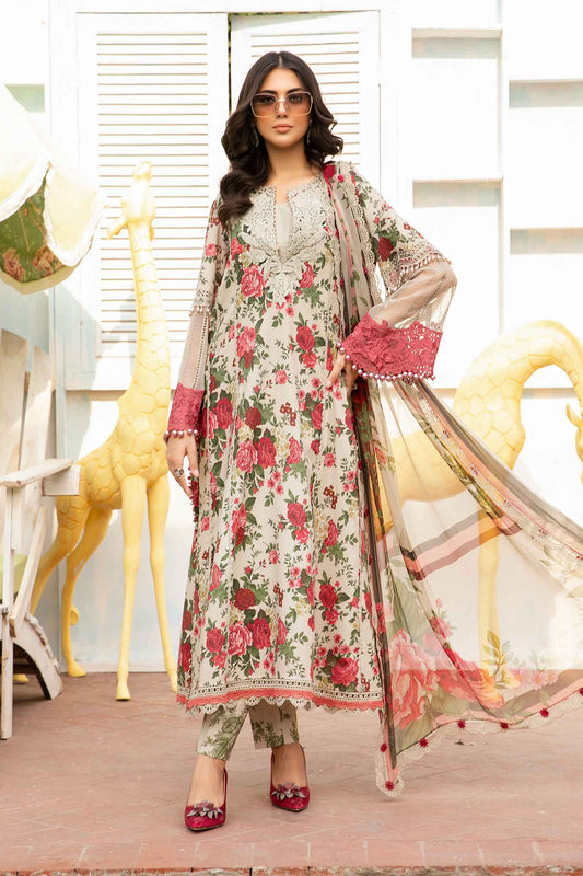 Maria B - 3 Piece Unstitched Printed Suit