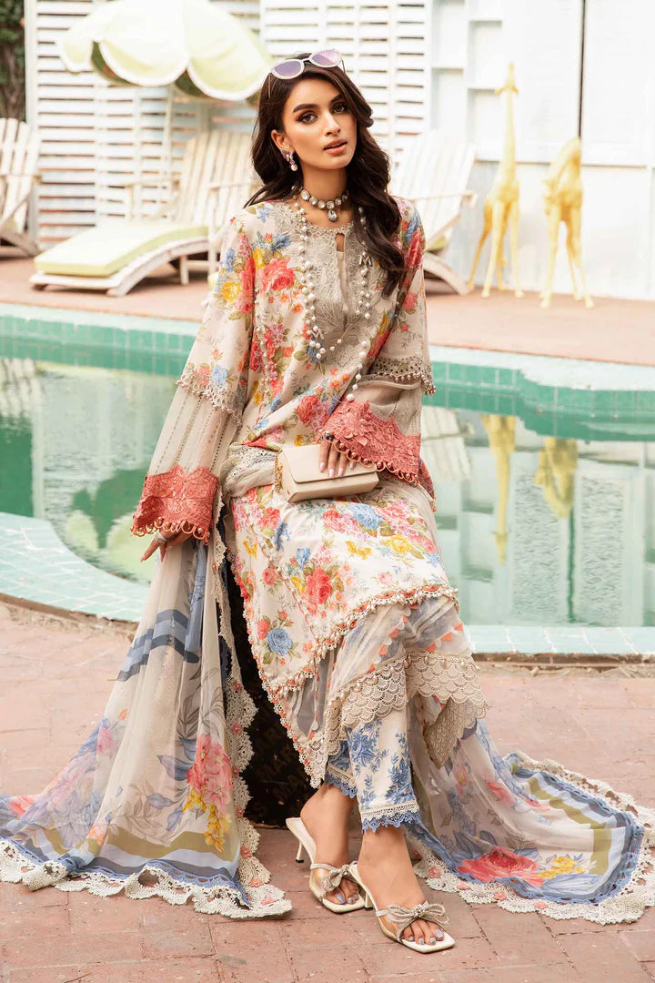 Maria B - 3 Piece Unstitched Printed Suit