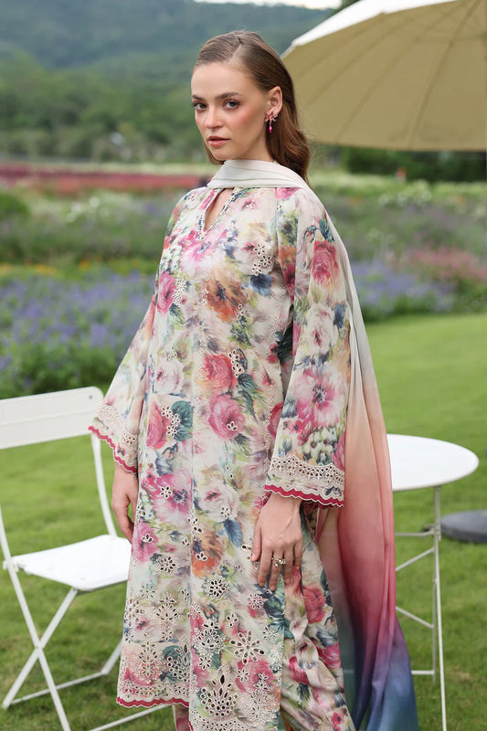 Winter 3PC Khaddar Embroidered Printed Suit