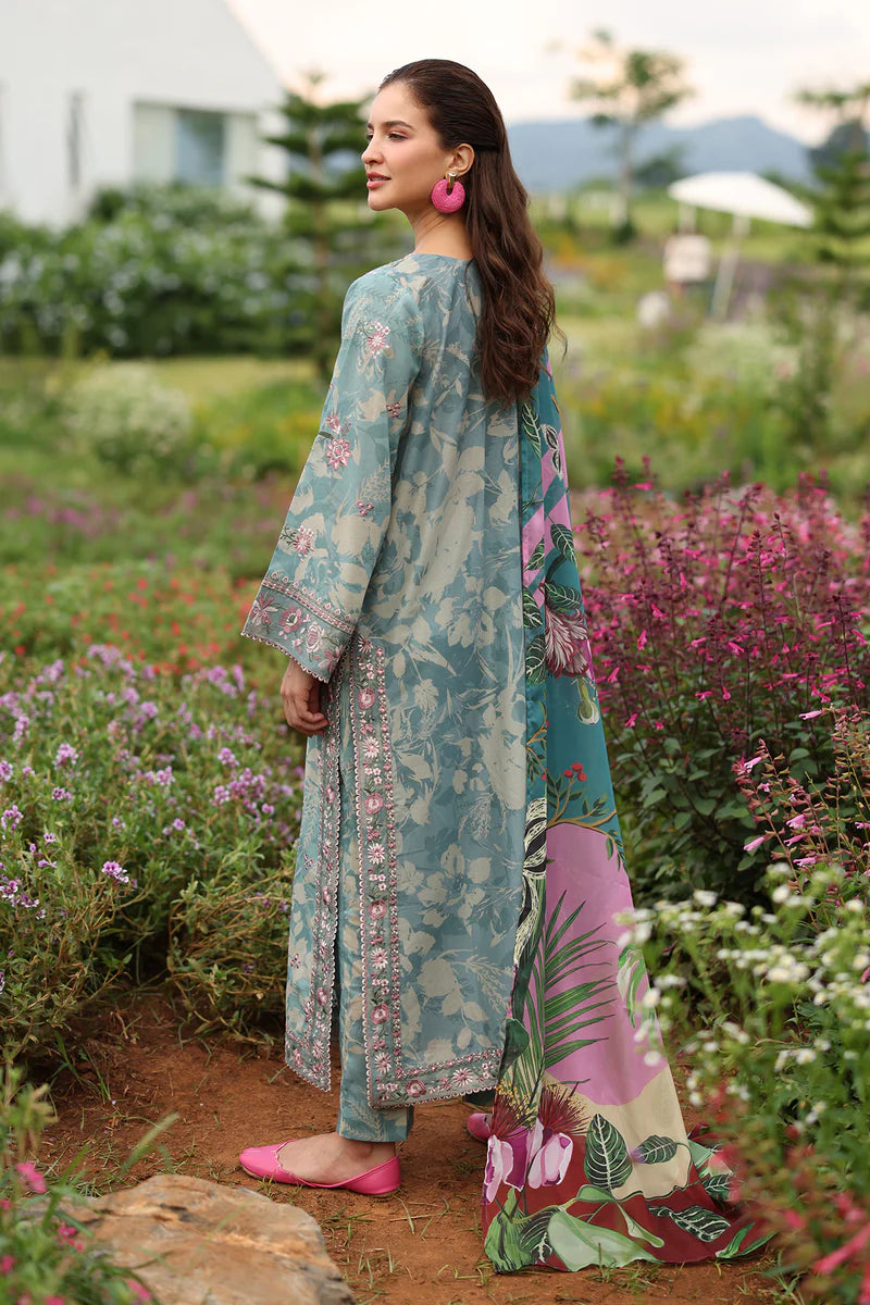 Winter 3PC Khaddar Embroidered Printed Suit