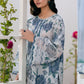 Digital Printed Linen 3-Piece Suit