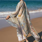 Baroque Floral Schiffli Lawn Suit