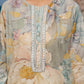 Baroque Floral Schiffli Lawn Suit