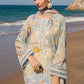 Baroque Floral Schiffli Lawn Suit