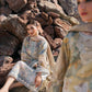 Baroque Floral Schiffli Lawn Suit