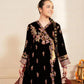 Black 2pc embroidered Kids Suit