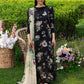 Bloom delicate floral Linen Embroidered 3-Piece
