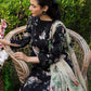 Bloom delicate floral Linen Embroidered 3-Piece