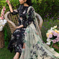 Bloom delicate floral Linen Embroidered 3-Piece