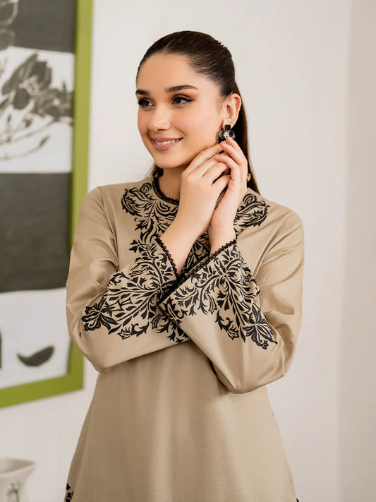GARNET - 3PC Lawn Embroidered Shirt