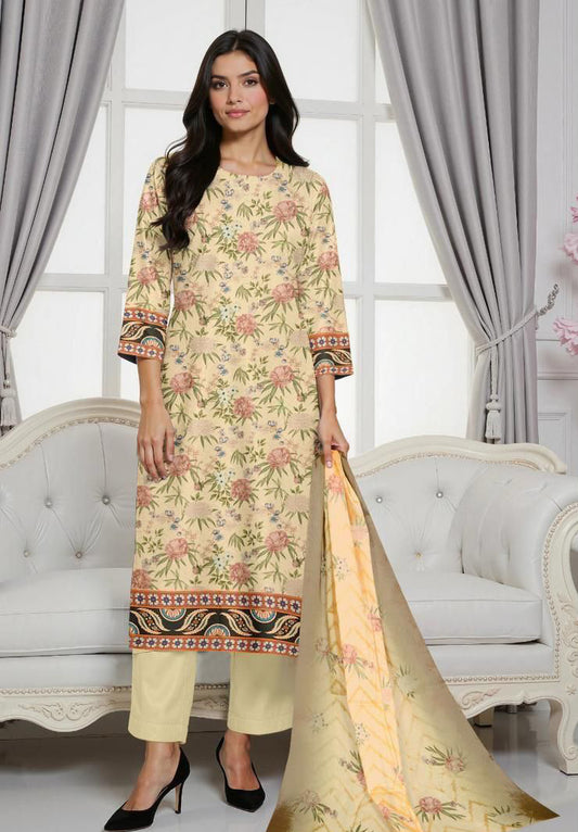 GulAhmed 3PC Printed Lawn Suit