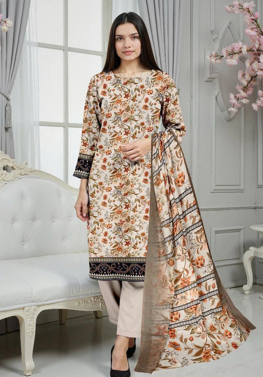 GulAhmed 3PC Printed Lawn Suit