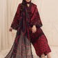 Floral Elegance Embroidered Printed Linen 3-pc
