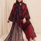 Floral Elegance Embroidered Printed Linen 3-pc