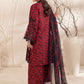 Floral Elegance Embroidered Printed Linen 3-pc