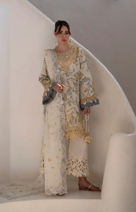 Asifa & Nabeel - 3-Piece Embroidered Lawn Suit