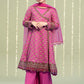 3 Piece Printed Linen Suit