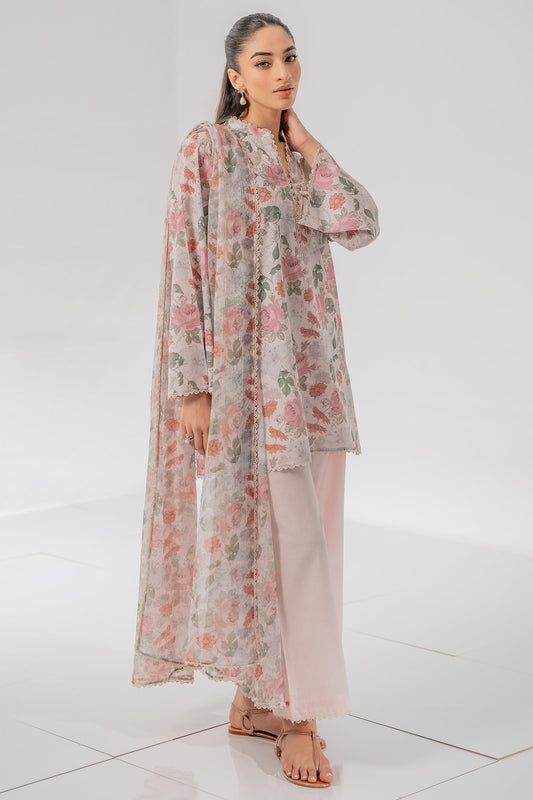 Winter 3PC Khaddar Printed Suit