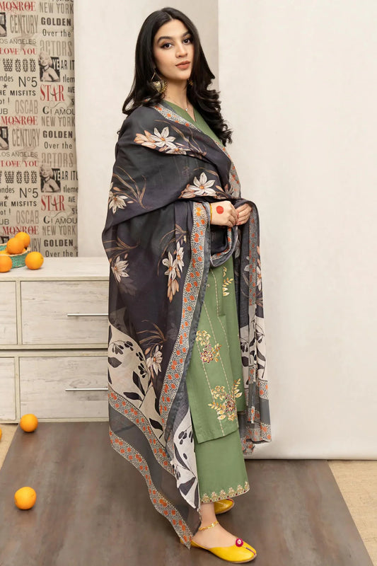 URGE - 3PC Embroidered Lawn Suit