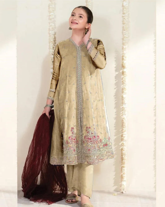 Chambeli Embroidered Kids Suit