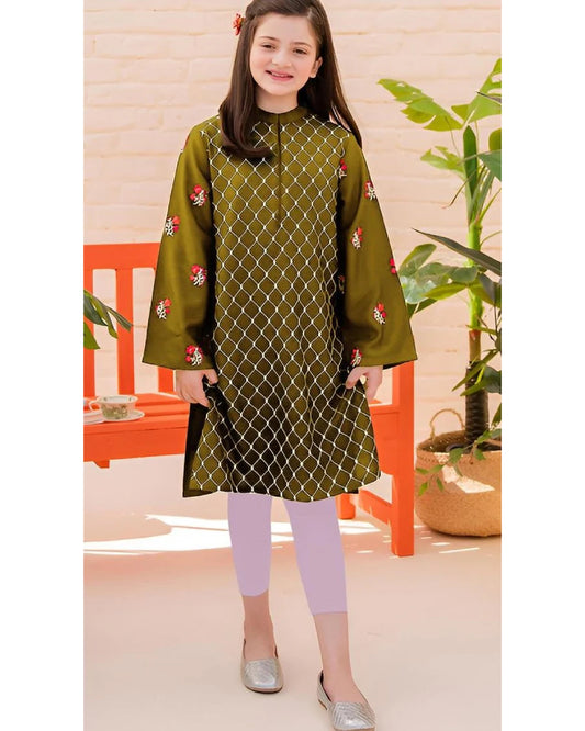 Noor Kids Embroidered Suit