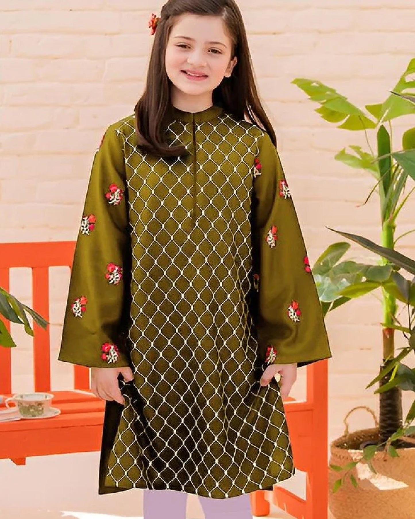 Noor Kids Embroidered Suit