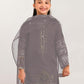 2 piece embroidered kids suit