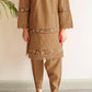 Bakhtuu 3pc Kids Embroidered Suit
