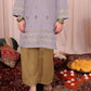 Amrah 3pc kids Embroidered suit
