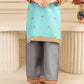 2 Pcs Girl’s Embroidered Suit