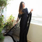 Multi Sequence with Pearls & Embroidery Saree Set