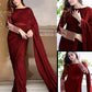Multi Sequence with Pearls & Embroidery Saree Set