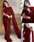 Multi Sequence with Pearls & Embroidery Saree Set