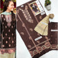 Brown Kids Embroidered Suit
