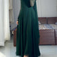 Stitched Bottle Green Flora 3PCS Chiffon Suit