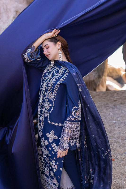 Qalamkar Luxury Embroidered Lawn 3-Piece – Nextfit Store