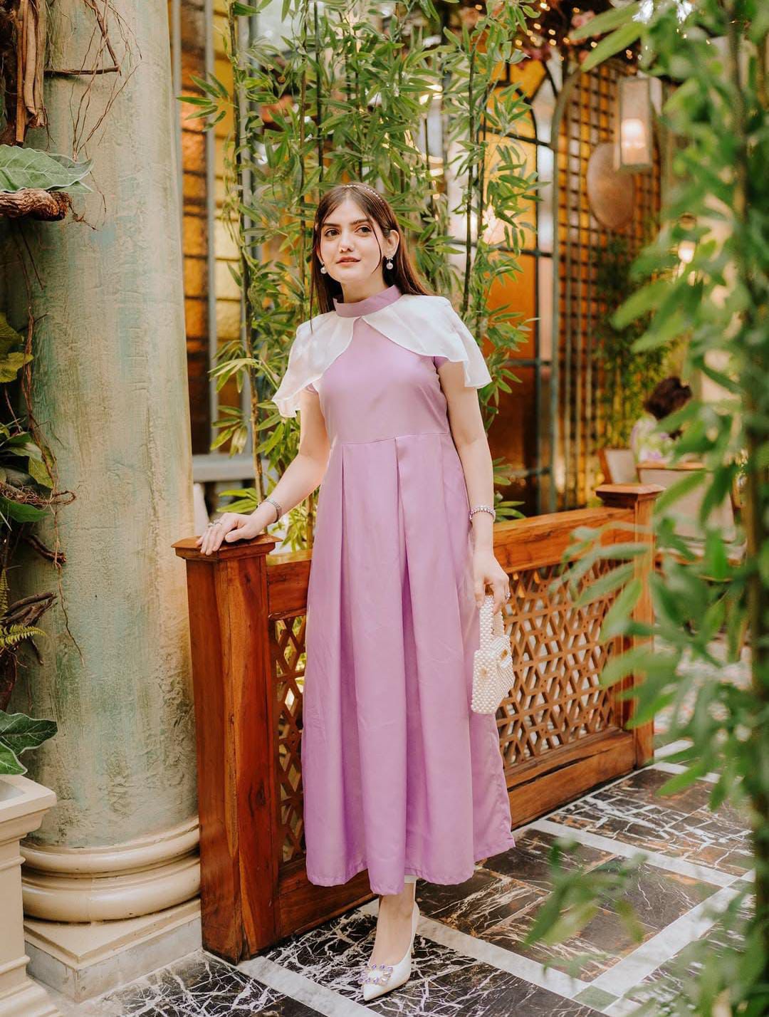 Pink Elegant Georgette Frock